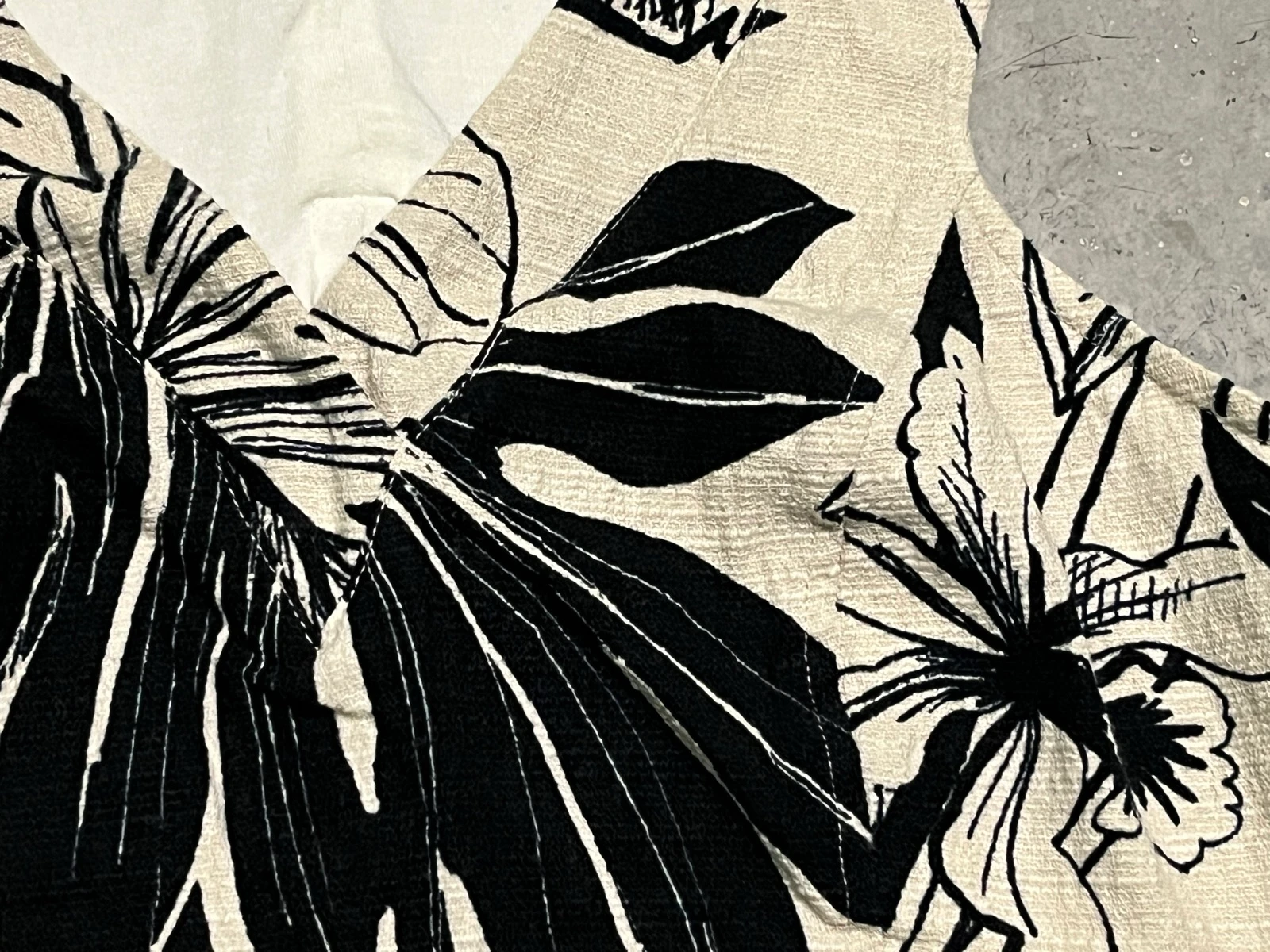 Black and white floral printed vest top – photo 4